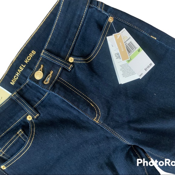 NWT - Michael Kors, size 4 Selma straight, high rise, slim fit - Picture 3 of 6